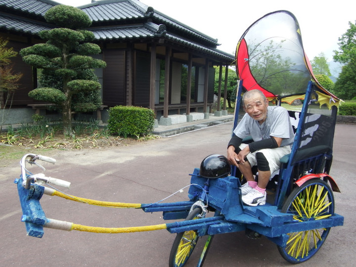 人力車 オリジナル 大隅広域公園ブログ : 手作り人力車「ちひろ号」！！